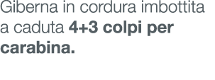 Giberna in cordura imbottita a caduta 4+3 colpi per carabina.