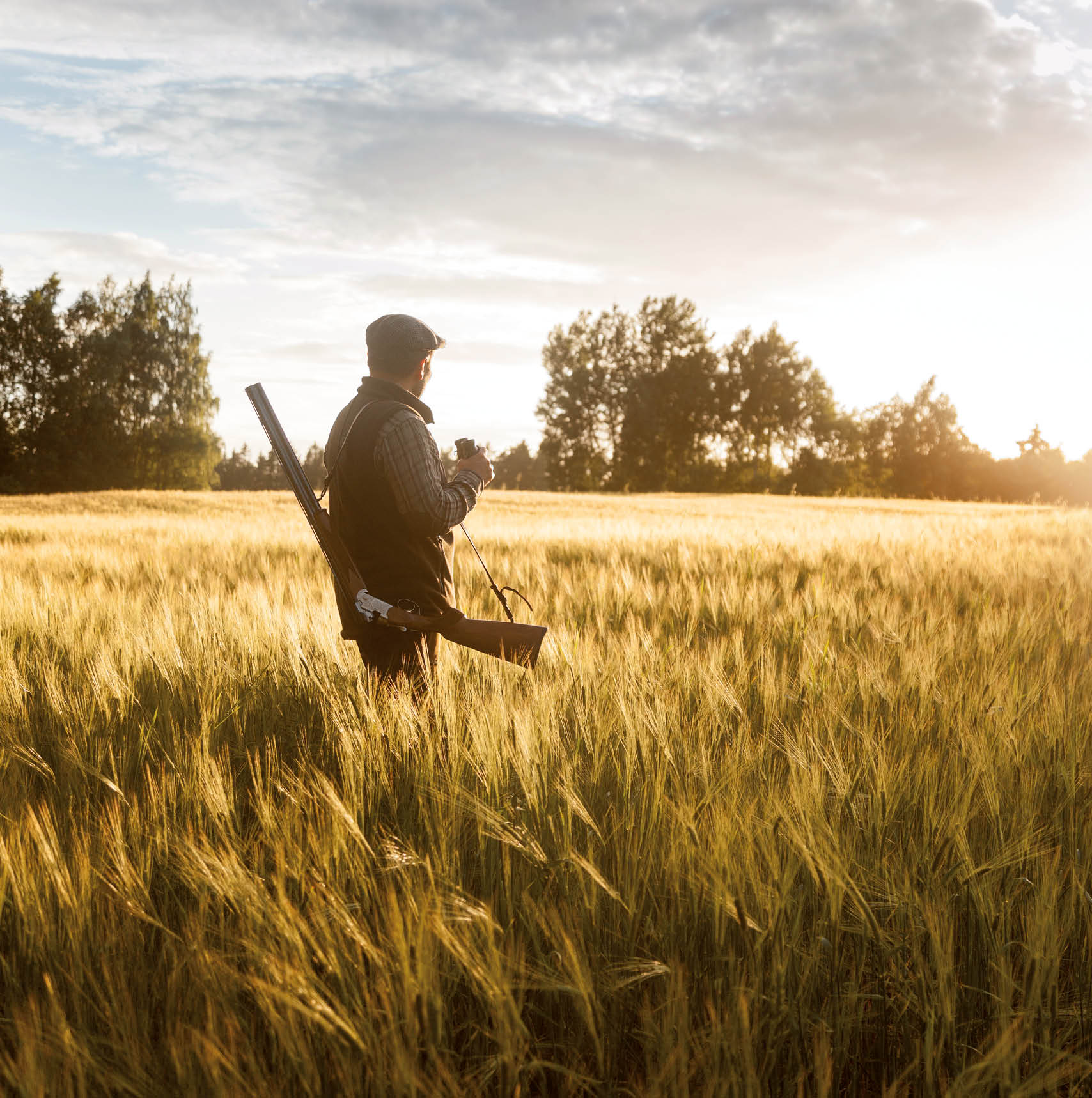 Gentleman style hunting. Shot in Norther Europe.