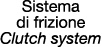 Sistema di frizione Clutch system