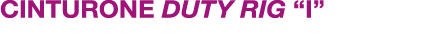 CINTURONE DUTY RIG “I”