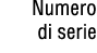 Numero di serie