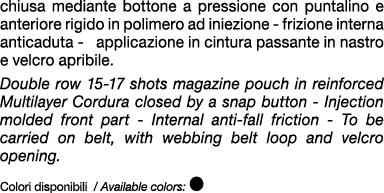 chiusa mediante bottone a pressione con puntalino e anteriore rigido in polimero ad iniezione frizione interna antica...